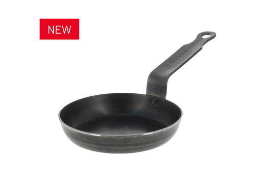 Blue Carbon Steel Egg Pan